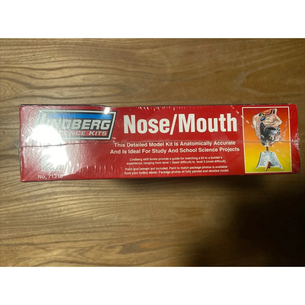 NEW Lindberg Science Kits Human Nose and Mouth Anatomy 3D Model Kit